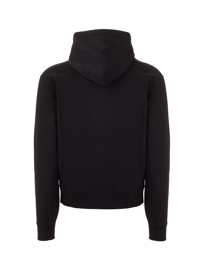 Kenzo Tiger Logo-embroidered Hoodie In Black