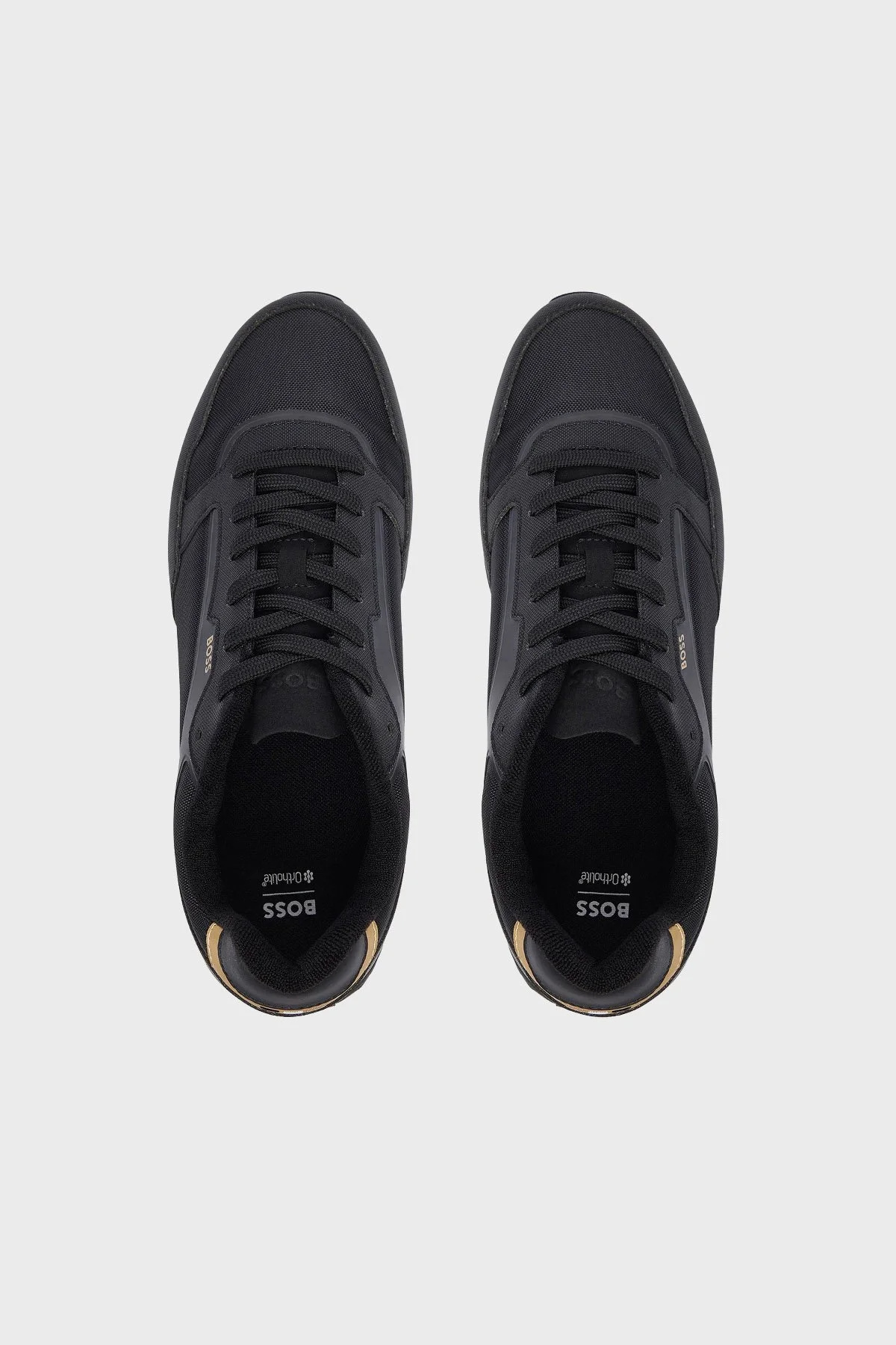 Hugo Boss Parkour Panelled Sneakers In Multi