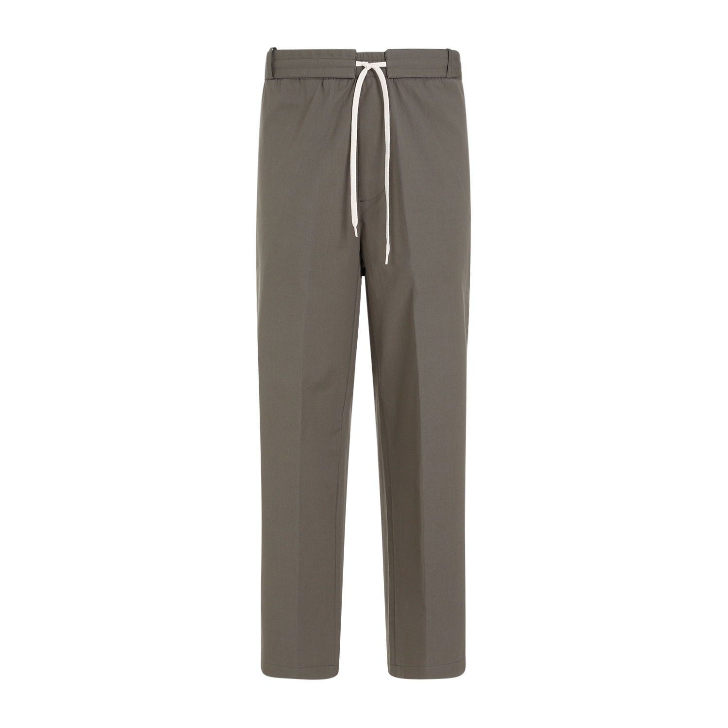 Craig Green Logo-embroidered Drawstring Straight-leg Pants In Green