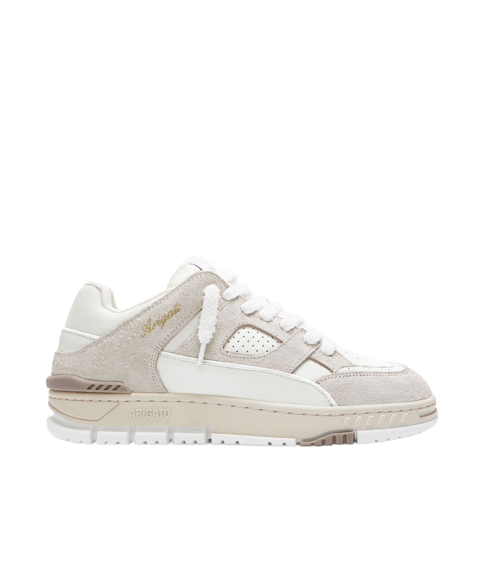 Axel Arigato Suede And Leather Sneakers With Cushioned Sole In Multi