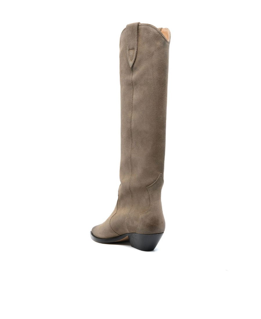 ISABEL MARANT DEONE SUEDE LEATHER LOW BOOTS