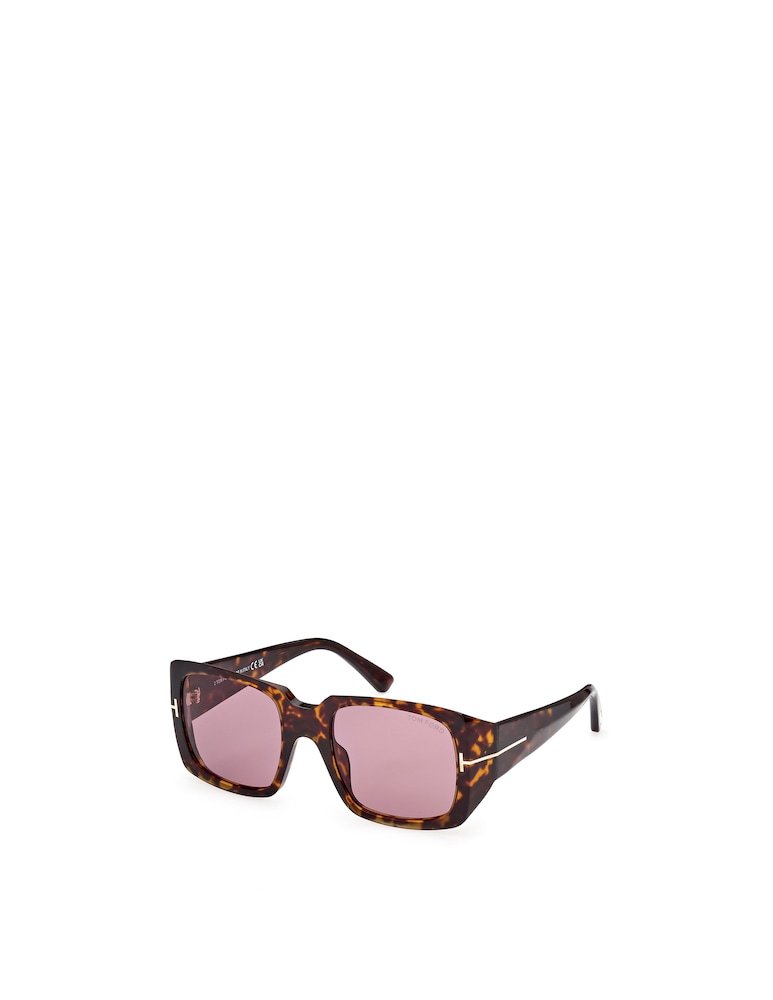 Tom Ford Ryder-02 W Ft1035 52y Square Sunglasses In Pink