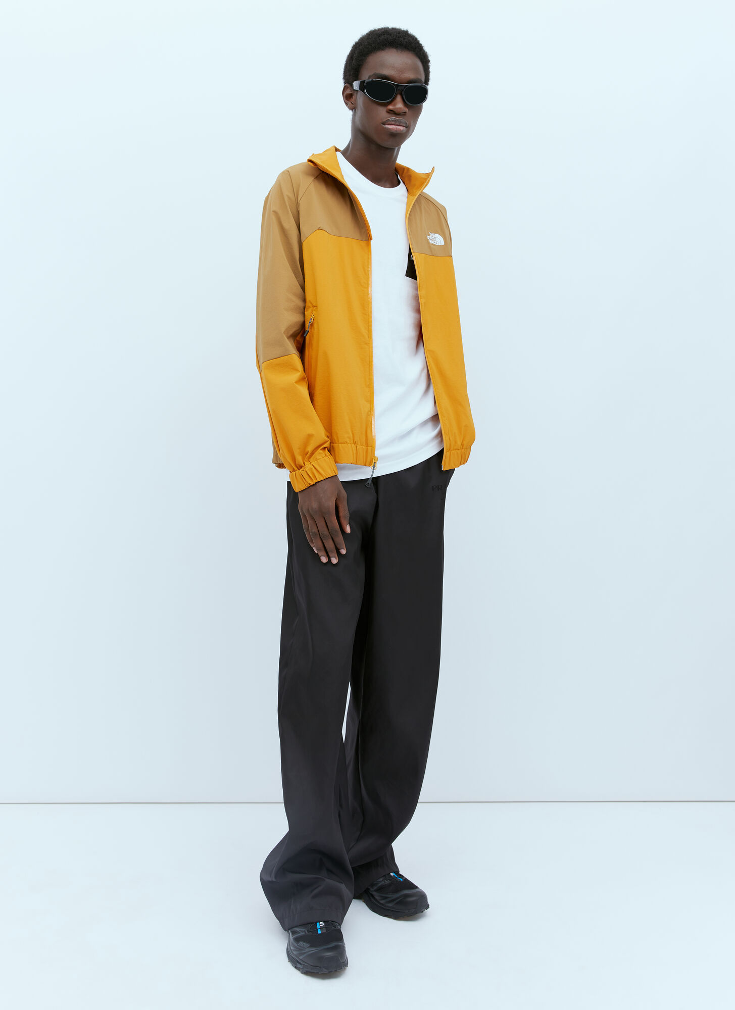 Shop The North Face Shell Panel Windbreaker In Multicolor
