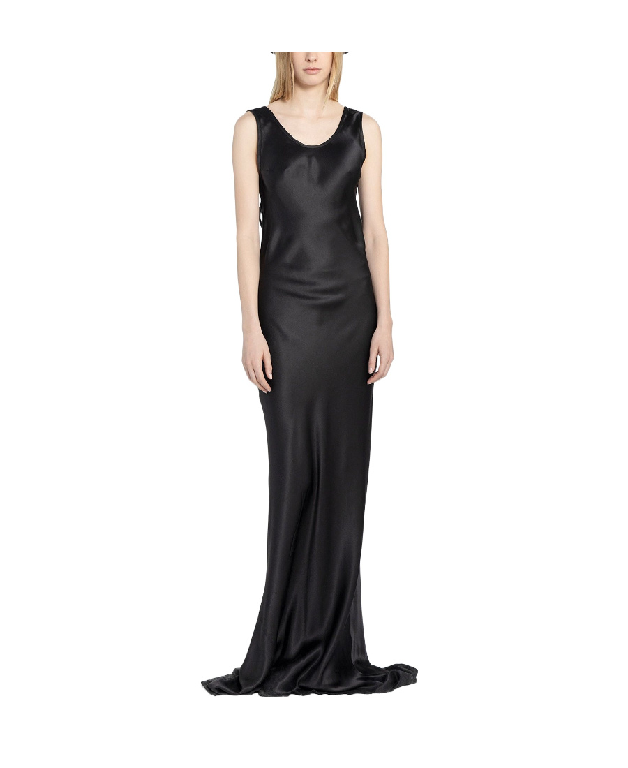 Ann Demeulemeester A Bare-back Dress In Black