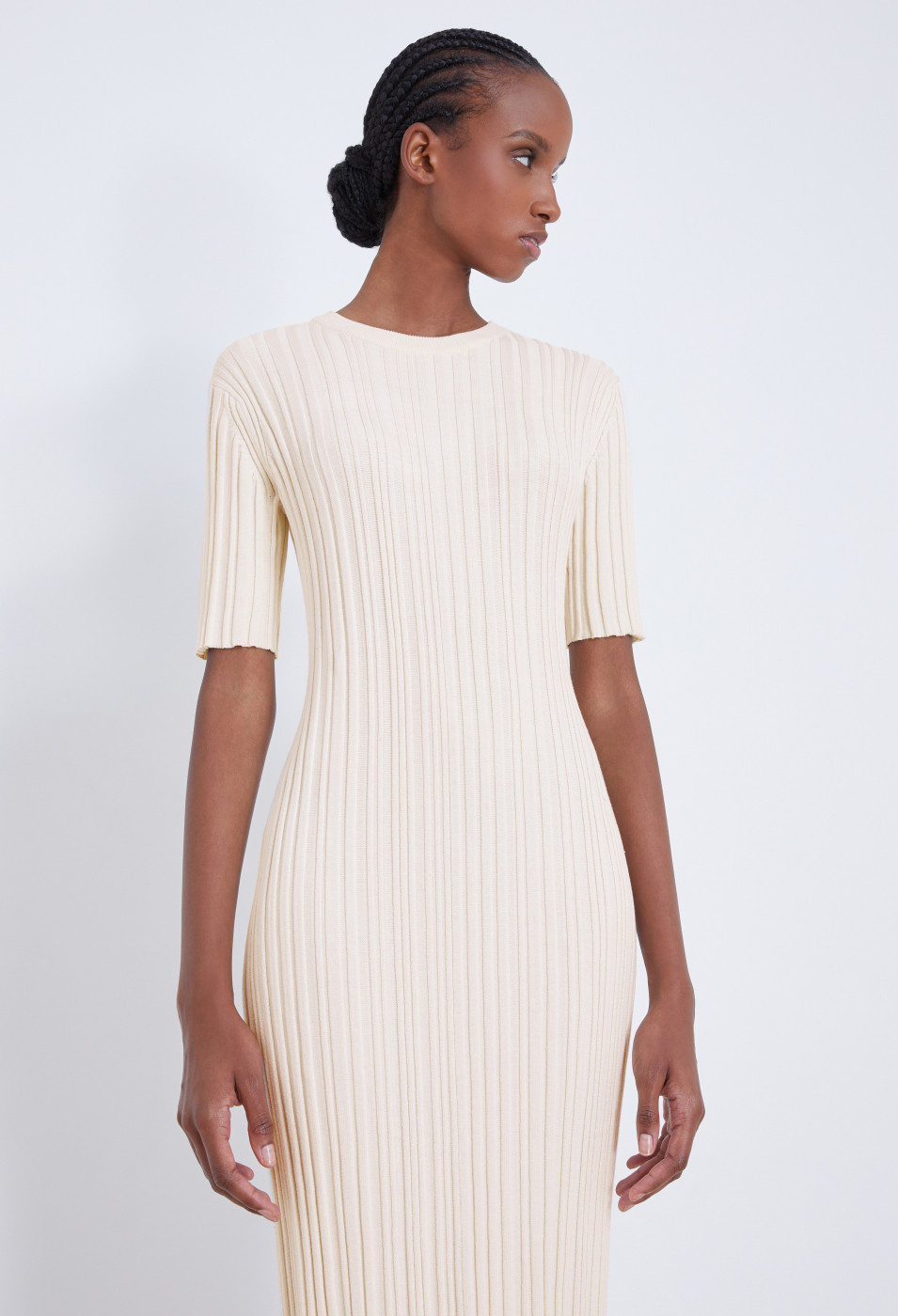 LOULOU STUDIO SHORT-SLEEVED DRESS