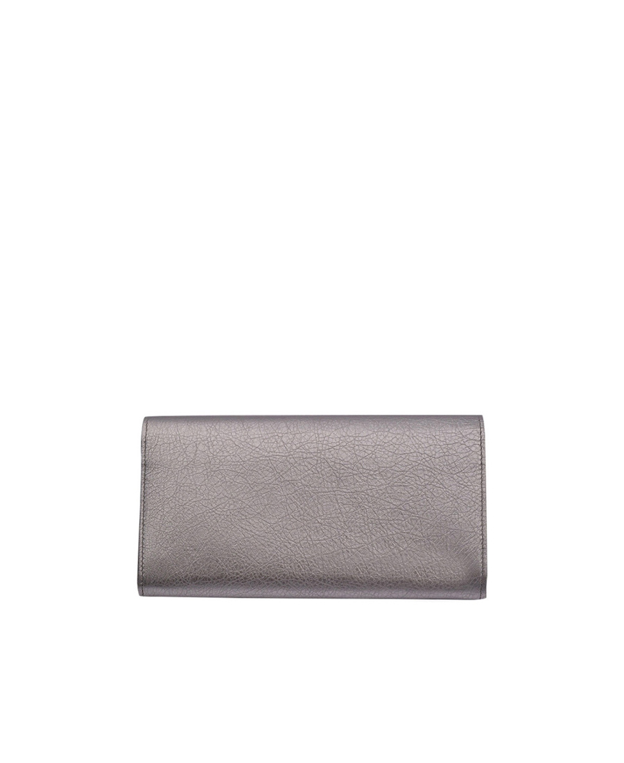 Balenciaga Zipper Wallet In Gray