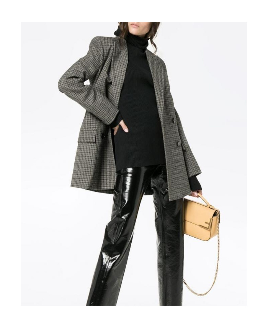 Givenchy Plaid Wool Suit Jacket In Black