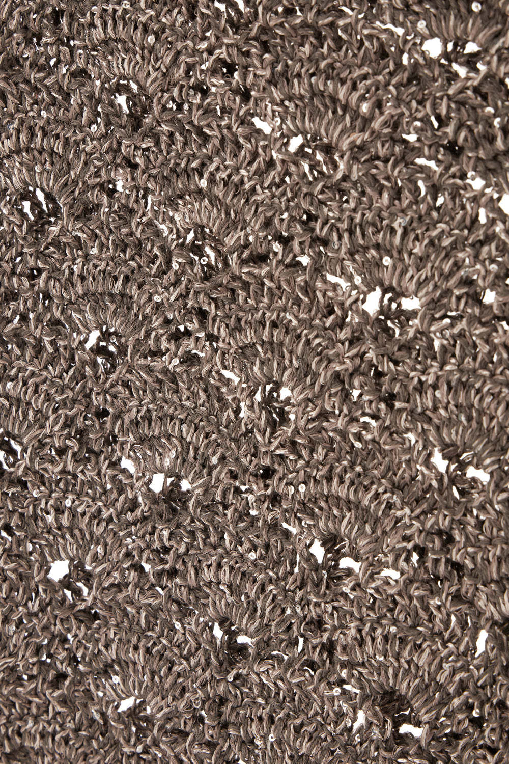 Antonelli Hollow Knit Sweater In Brown