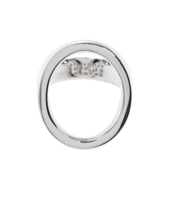 Mm6 Maison Margiela Minimal Logo 4mm Ring