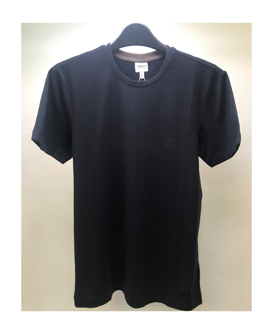 ARMANI COLLEZIONI LOGO DETAILS SHORT-SLEEVED T-SHIRT