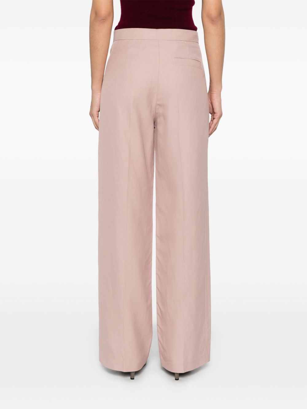 Loulou De Saison Solid Color Trousers In Gray
