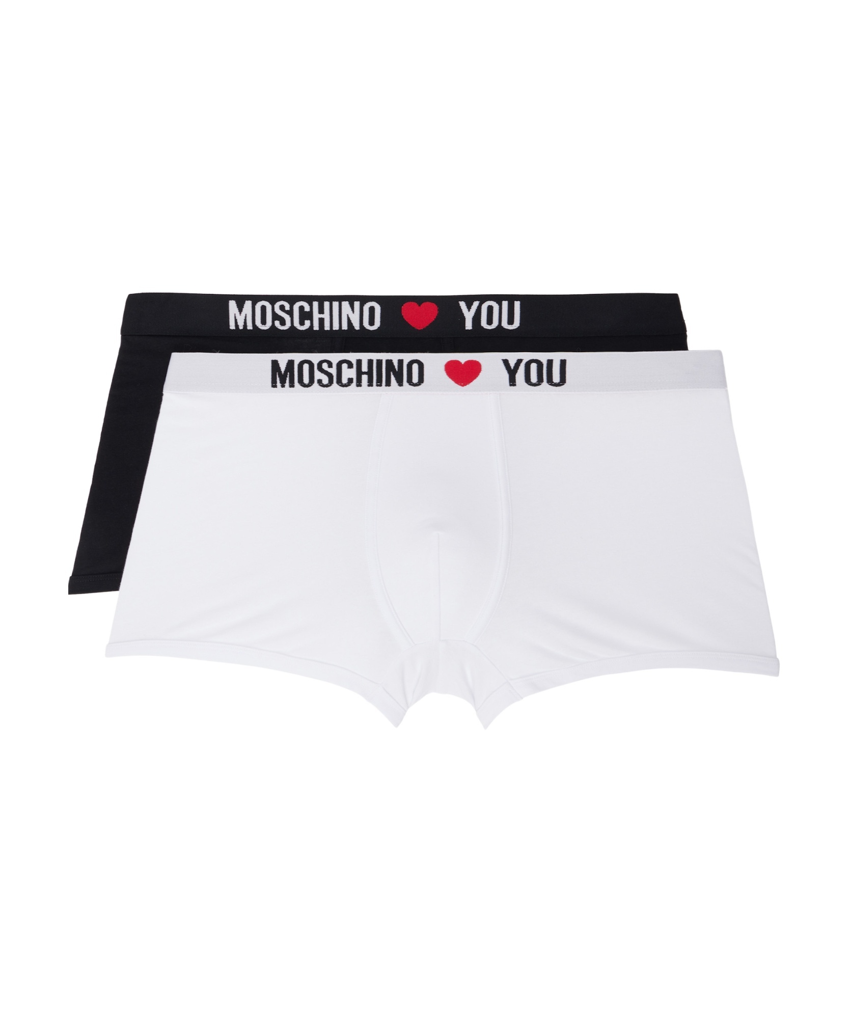Moschino 2-pack Of Boxer Briefs In White