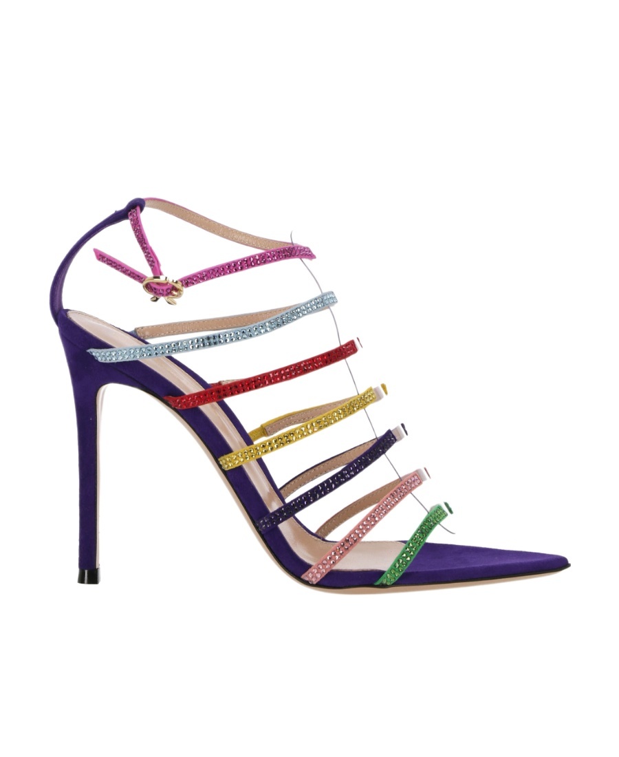 Gianvito Rossi Mirage Strappy Heeled Sandals In Nude