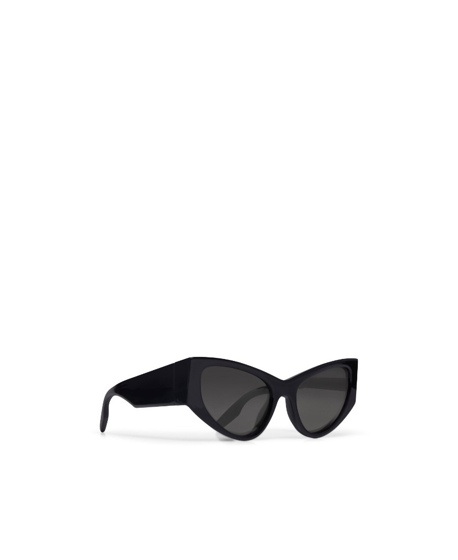 Balenciaga Led Frame Cat-eye Sunglasses In Black