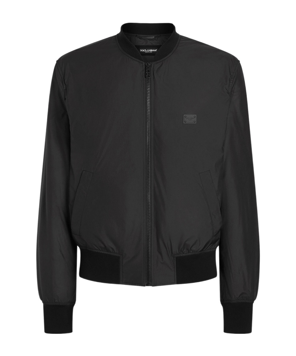 Dolce & Gabbana Logo Plaque Bomber Jacket Casual Jackets And Parka
