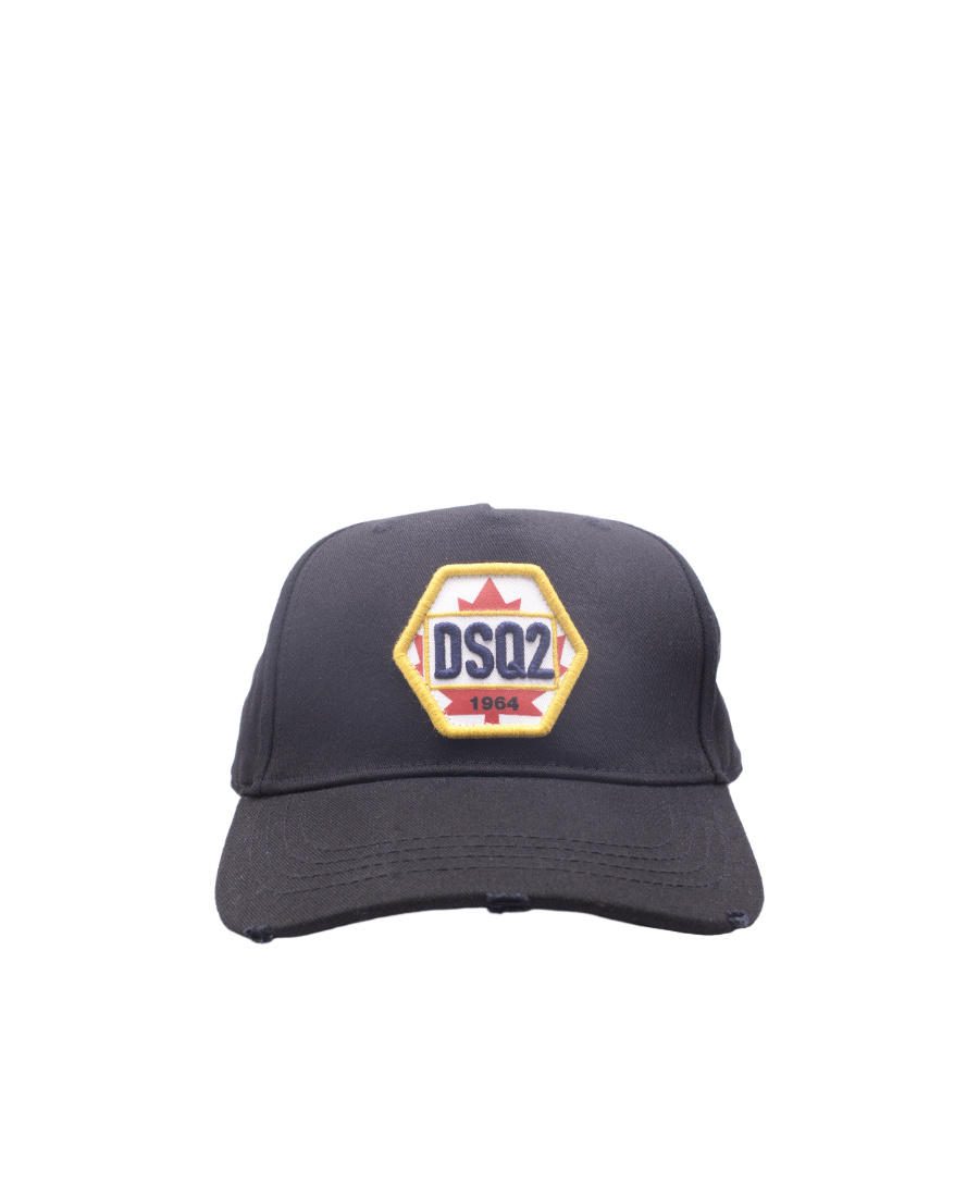Dsquared2 Logo Baseball Cap In Black