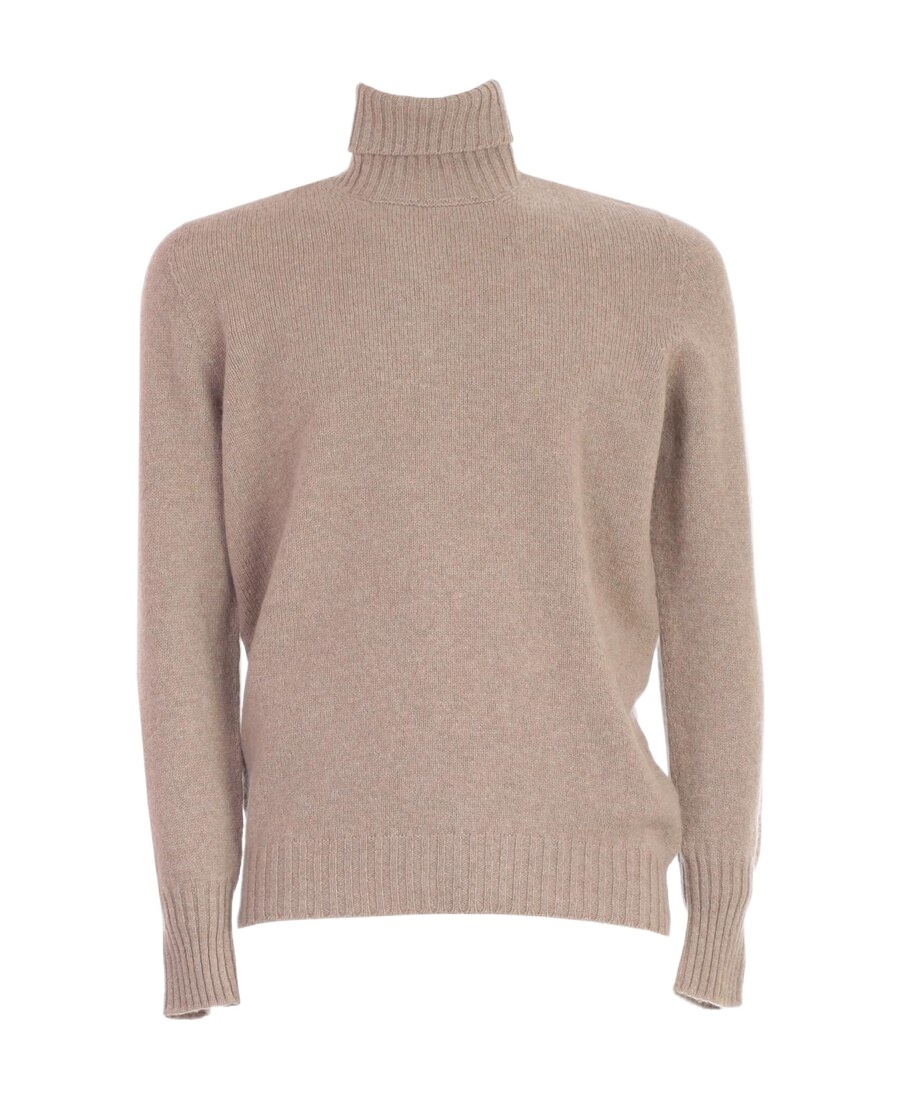 Drumohr Turtleneck Jumper In Nude