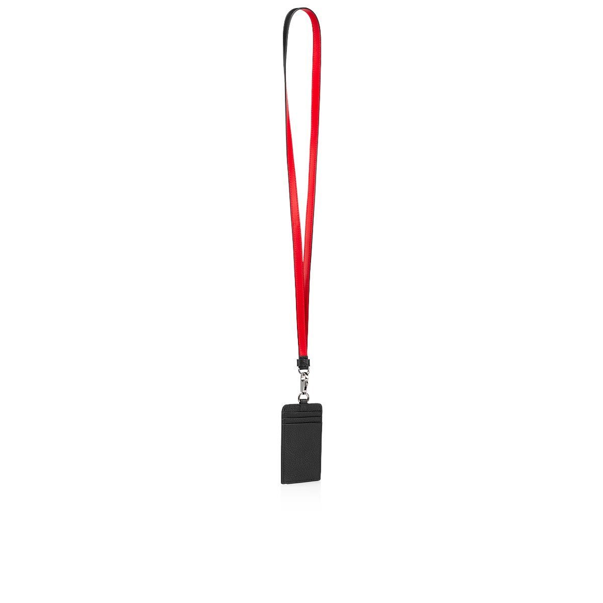 Christian Louboutin Logo Card Bag In Red