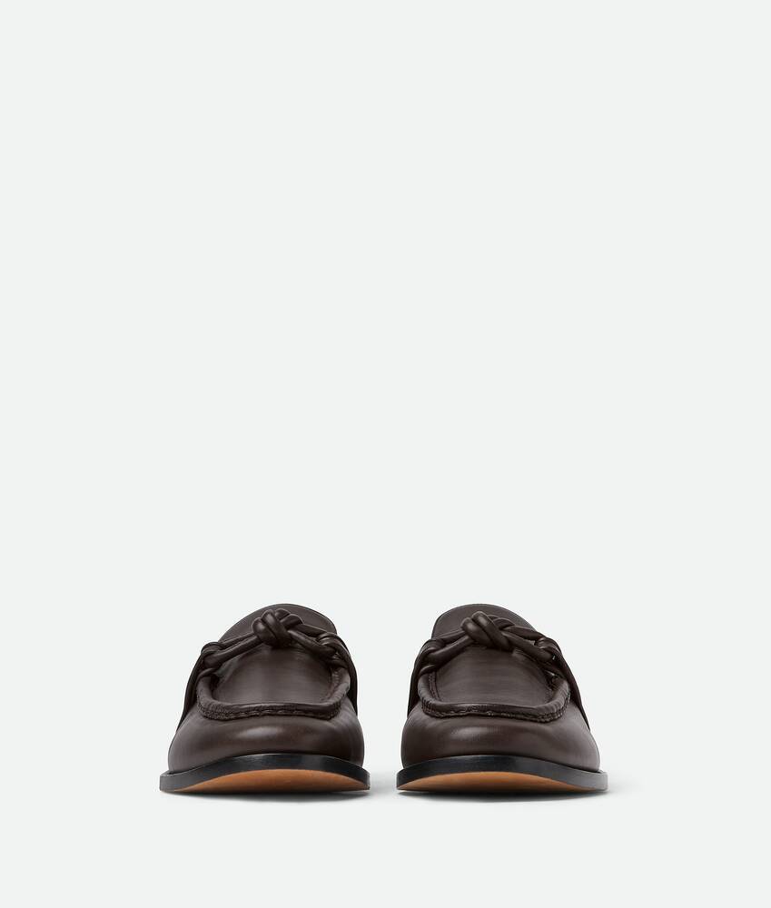 Shop Bottega Veneta Astaire Knotted Loafers In Black