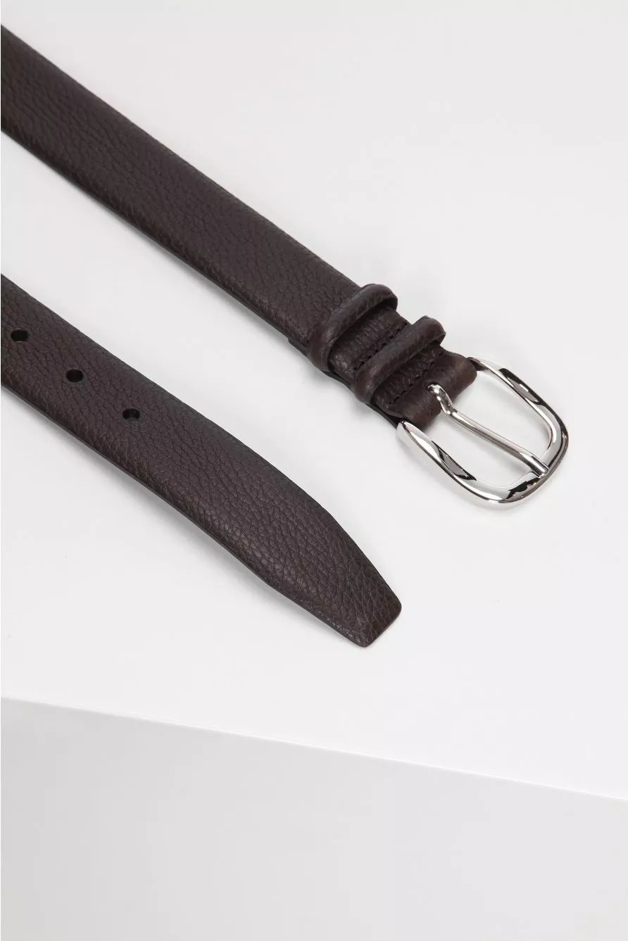 Orciani Polished Belt In Black
