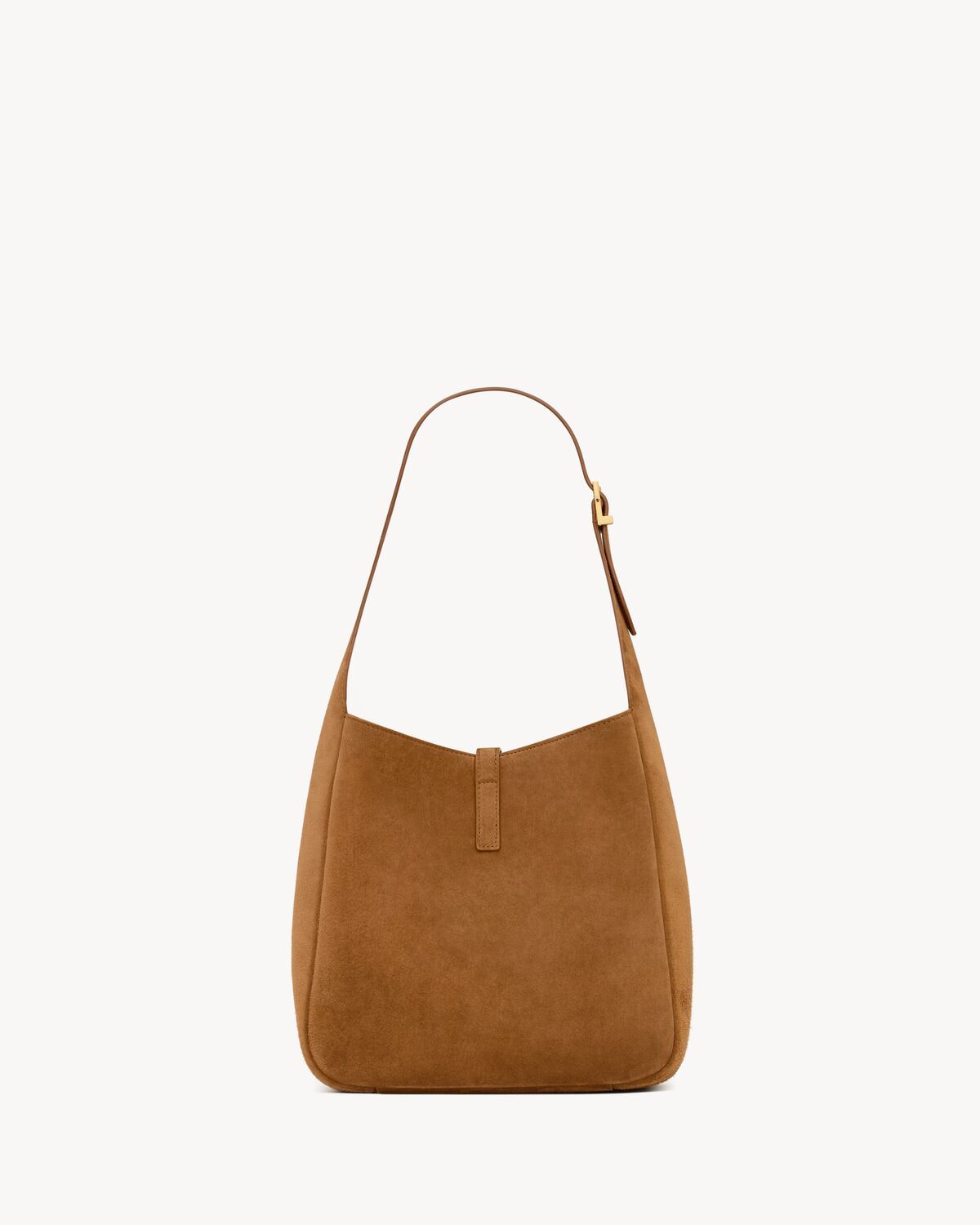 Saint Laurent Le 5 À 7 Supple Small In Suede