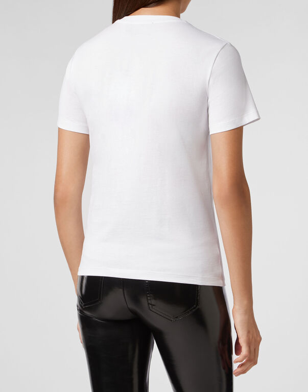 Philipp Plein Logo Details T-shirt In White