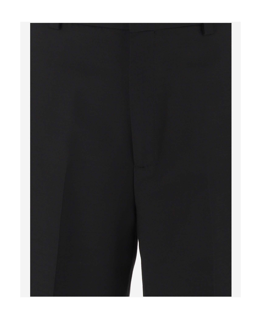 Khaite Melie Cropped Tailored Trousers In Black