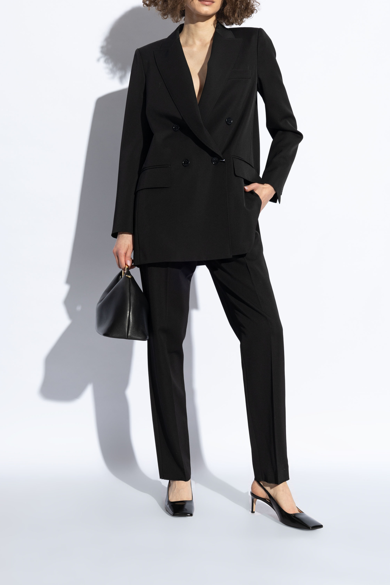 Gianvito Rossi Slingback Décol In Black