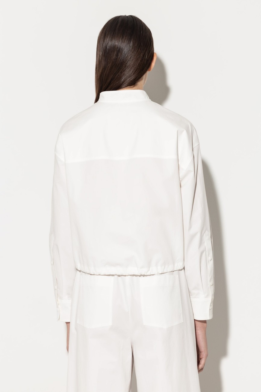 Shop Luisa Cerano Long-sleeved Jacket In White
