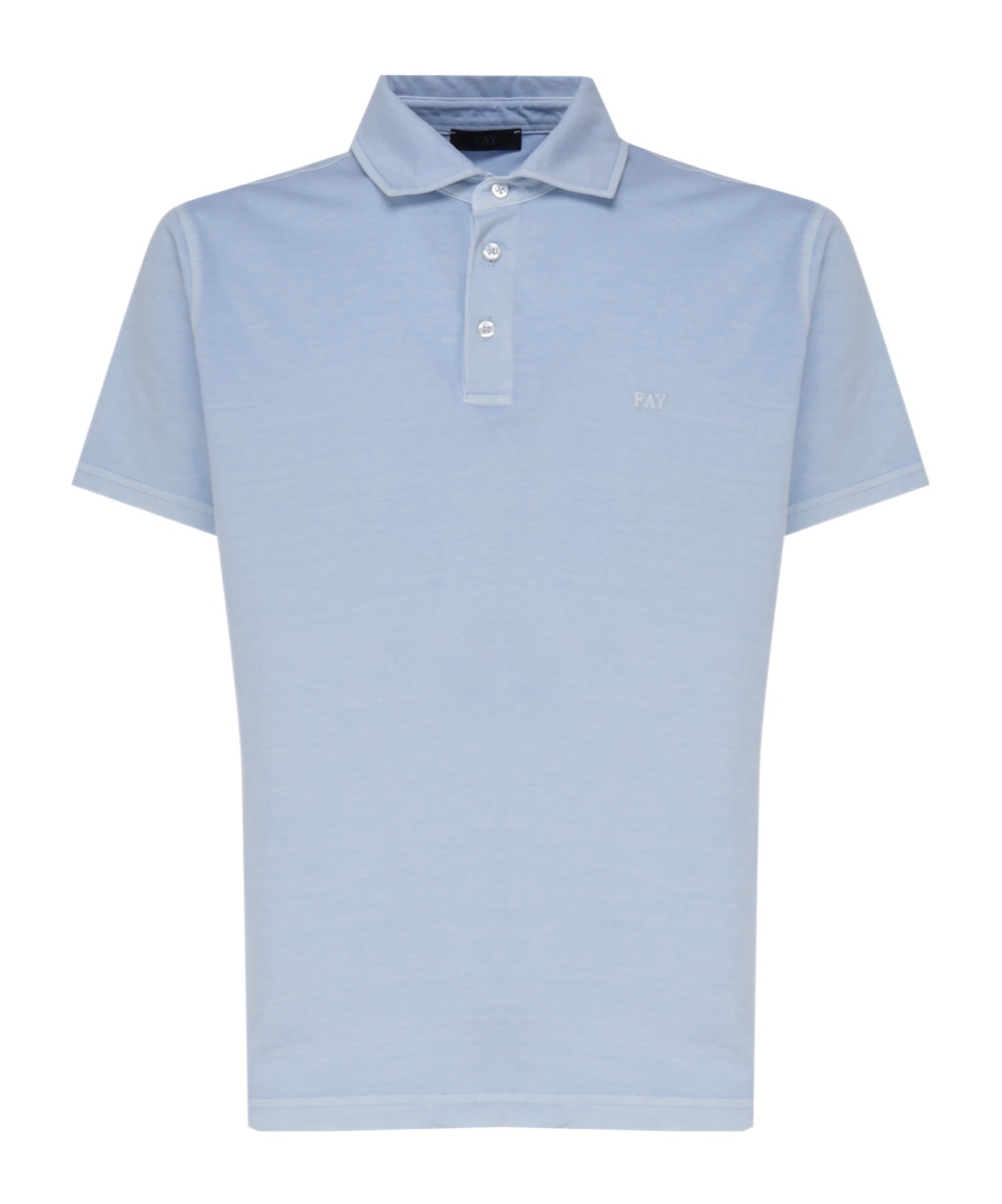 Fay Light Blue Polo In Blue