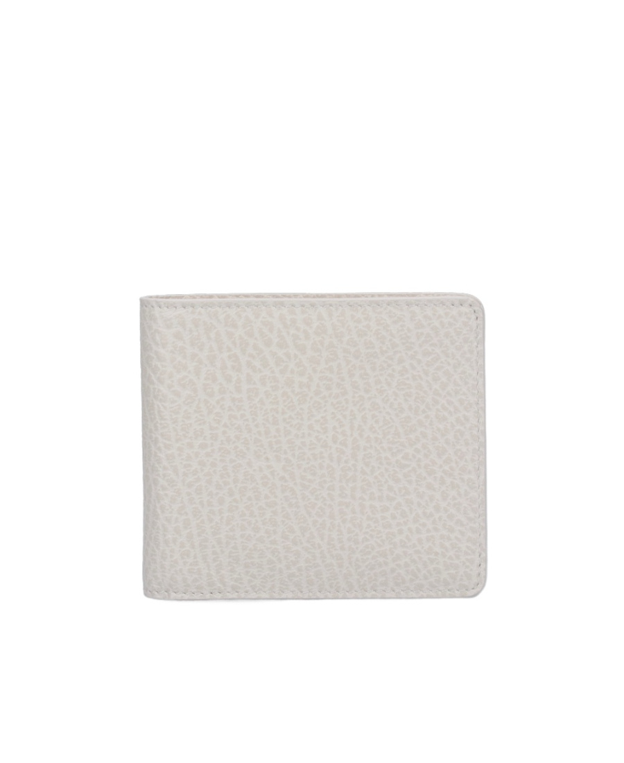 Maison Margiela Four-stitch Bi-fold Wallet In Gray