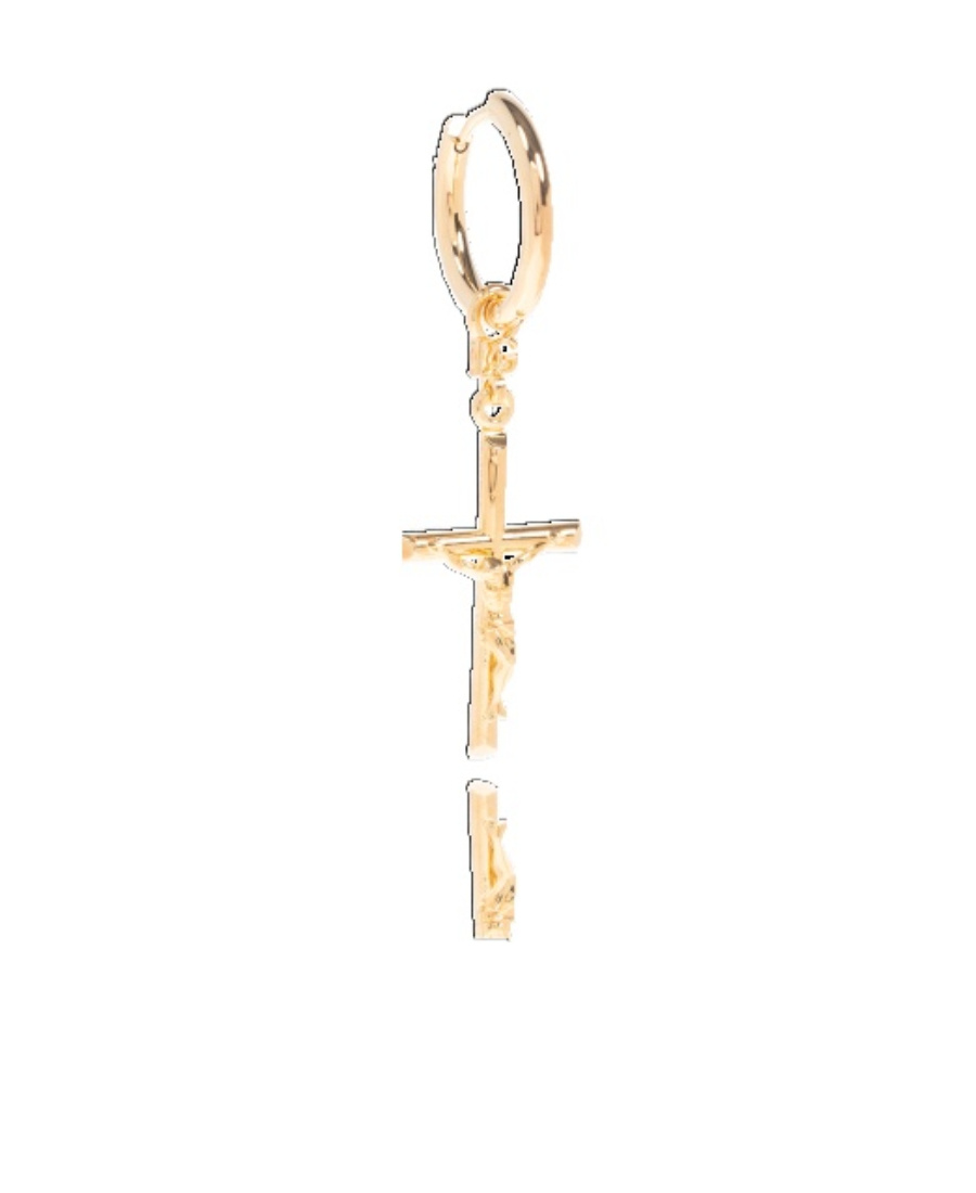 Dolce & Gabbana Sicilly Dangle Ear Cuff In Yellow