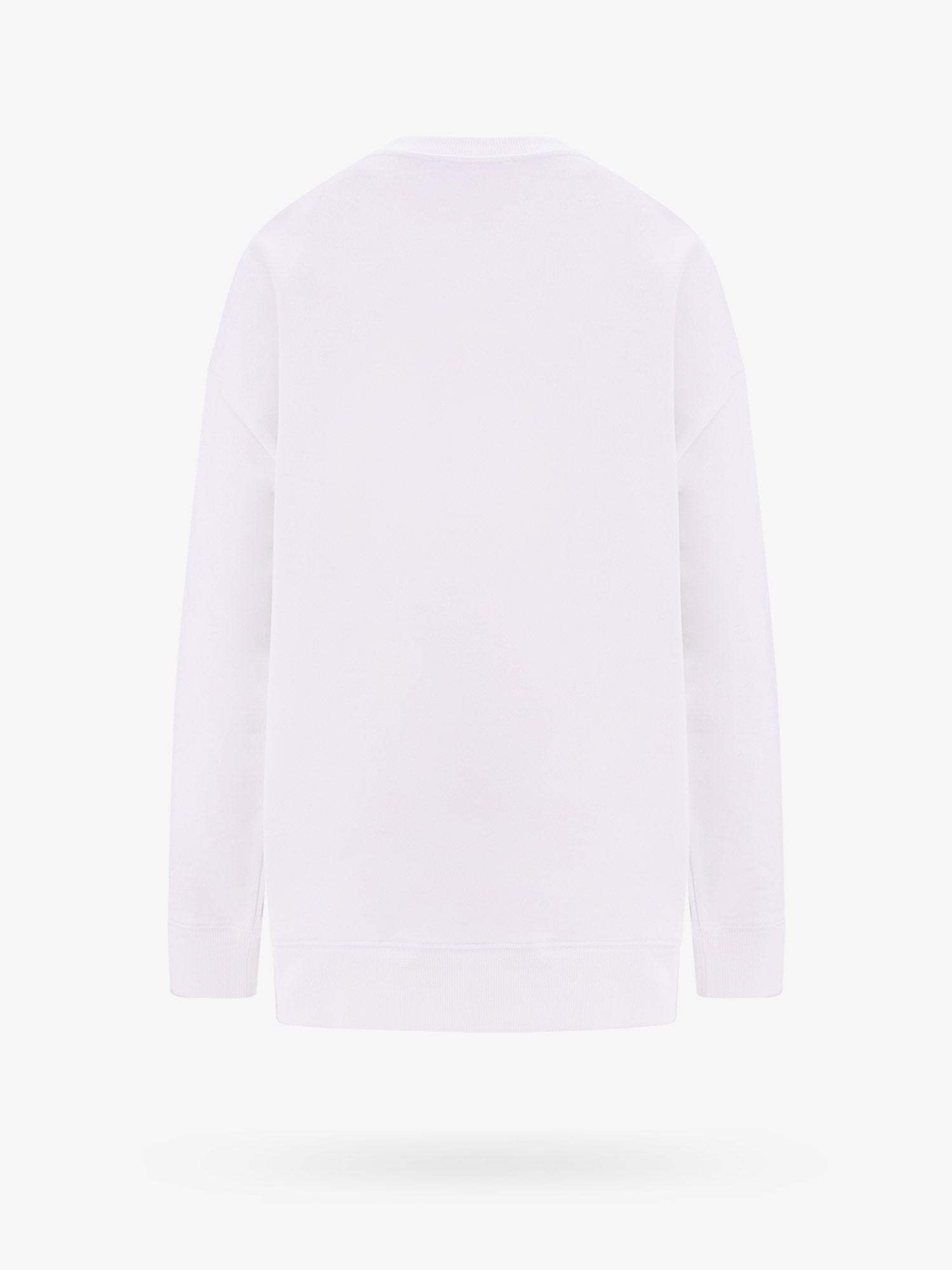 Stella Mccartney Logo Embellished Crewneck Sweatshirt In White