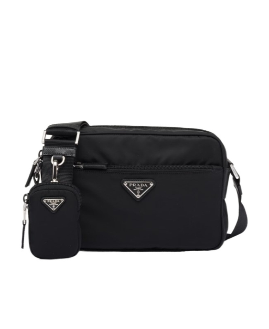 Prada Womens Black Re-nylon Recycled-nylon Shoulder Bag In Black