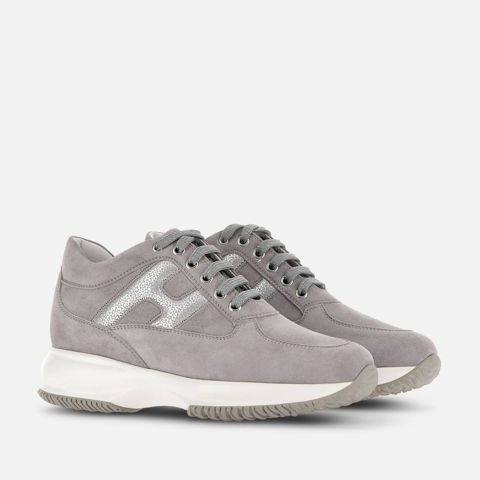 Hogan Interactive Sneakers In Gray