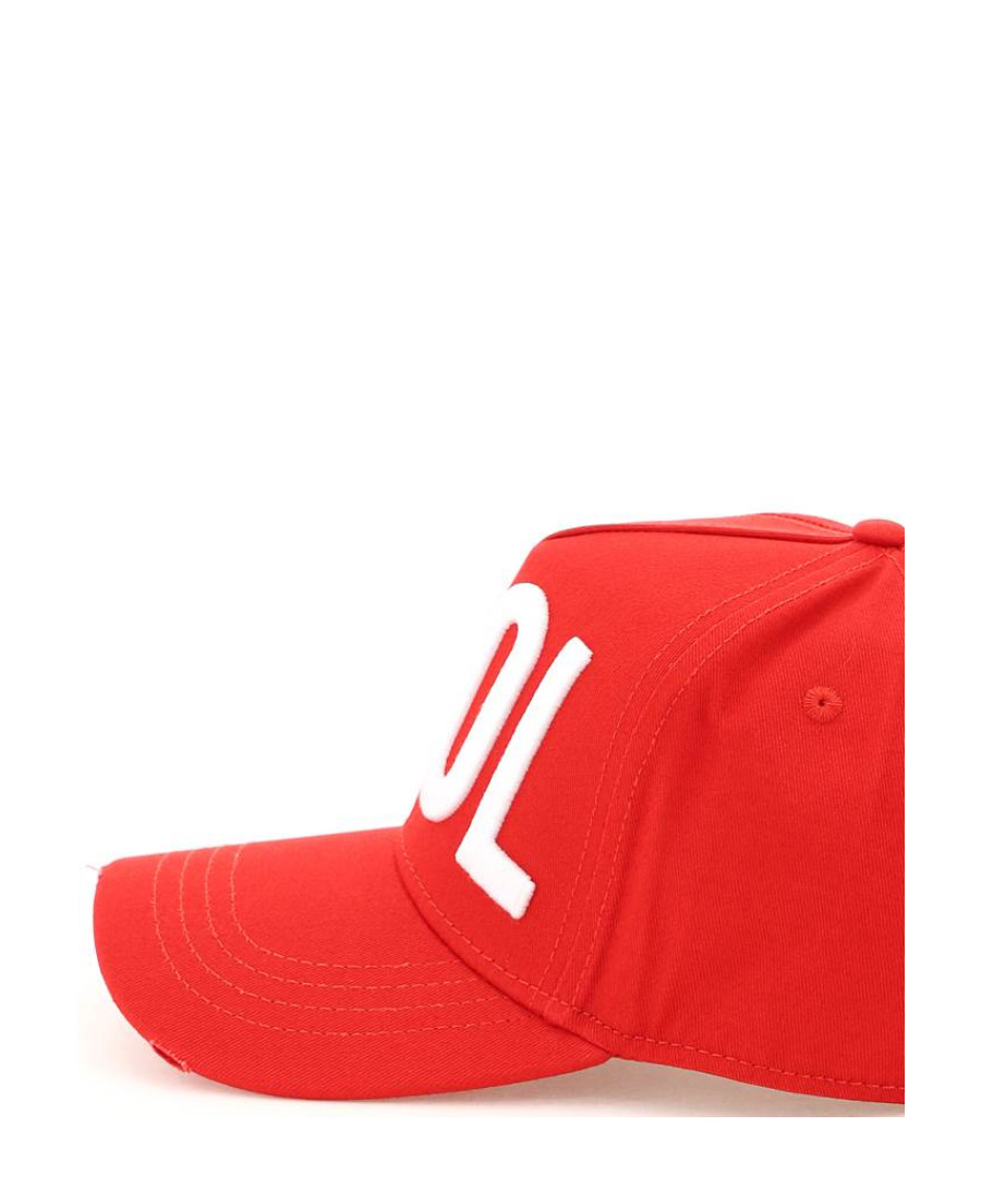 Dsquared2 Embroidered-slogan Baseball Cap In Red
