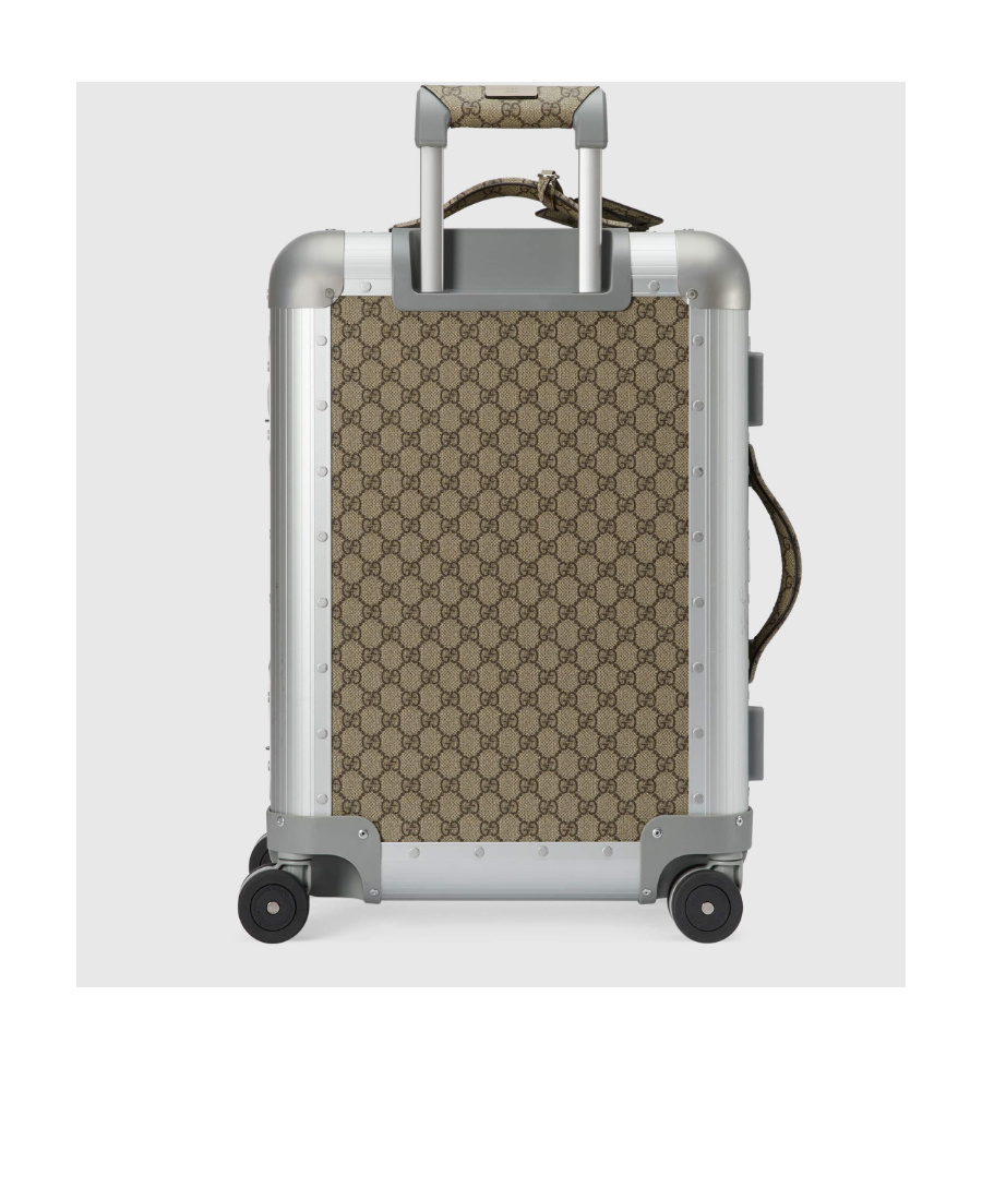Gucci Porter Cabin Plus Trolley In Gray