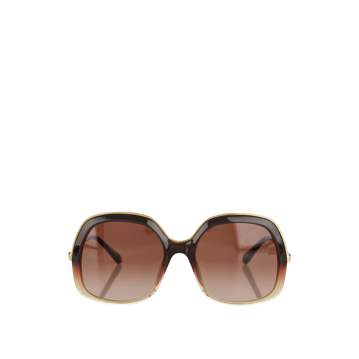 Chloé Chloe Brown Acetate Sunglasses In Brown