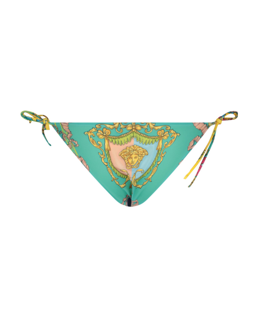 VERSACE BAROQUE PATTERN-PRINT BIKINI BOTTOMS 