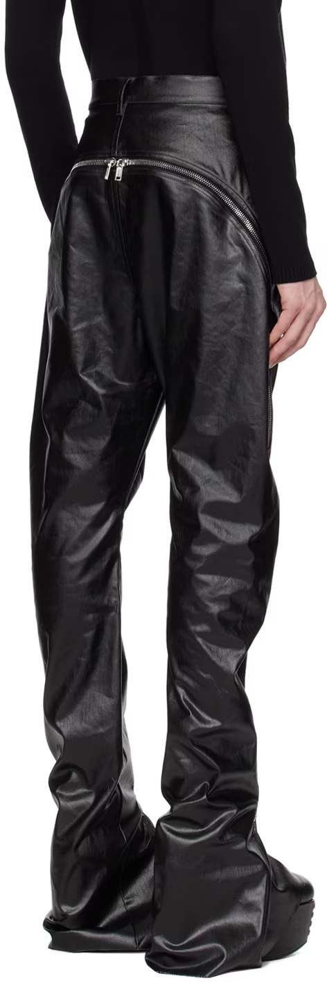 Rick Owens Black Bolan Banana Jeans In Black