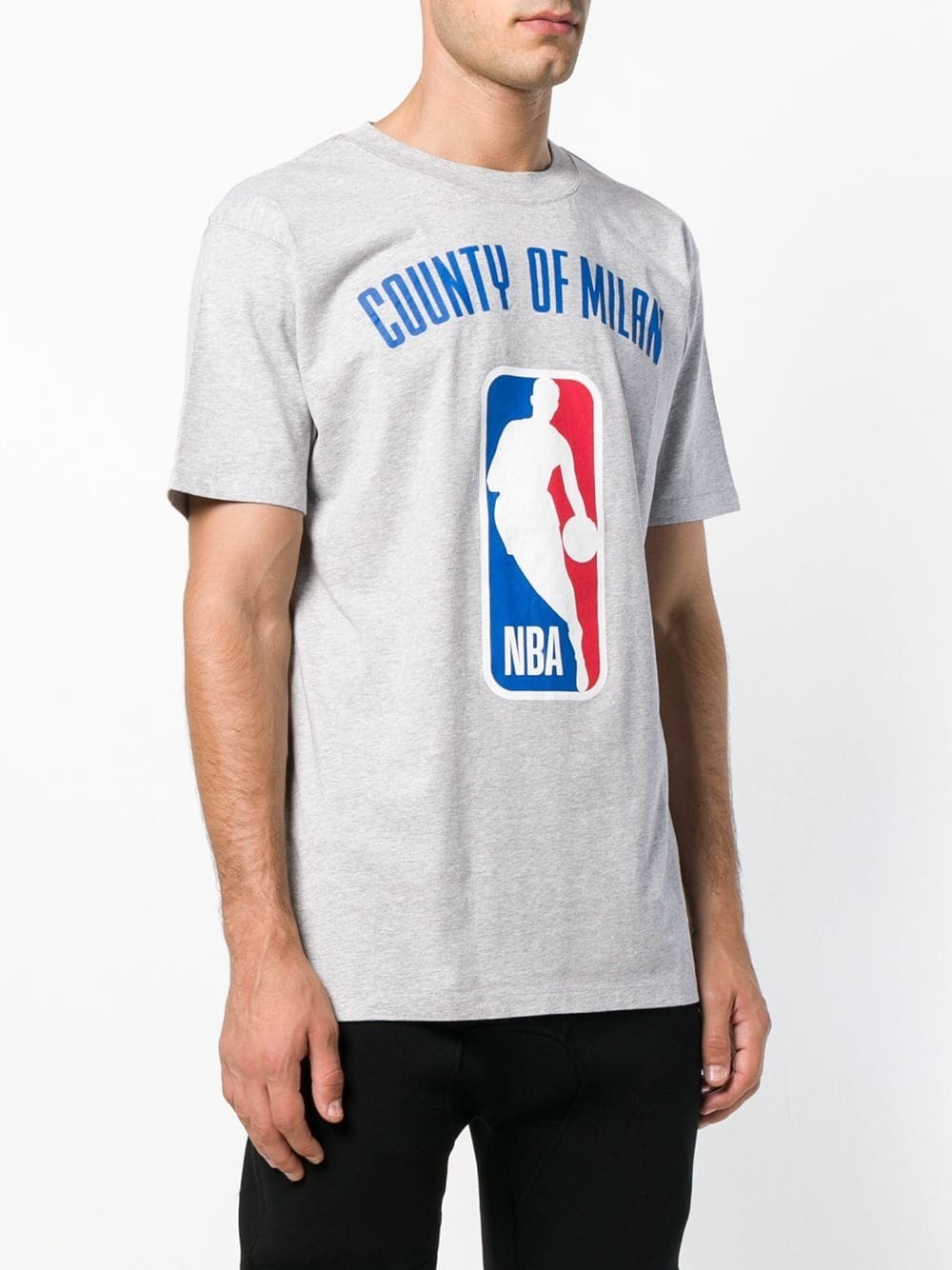 Marcelo Burlon County Of Milan Nba Printed T-shirt In White