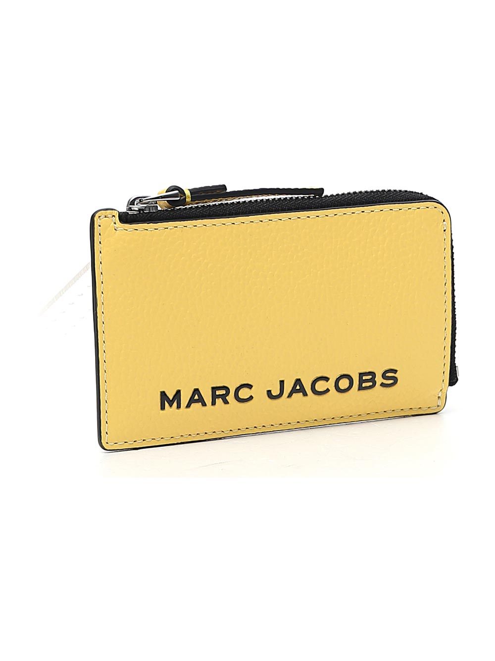 Marc Jacobs Small The Bold Colour-block Top Zip Wallet In Yellow