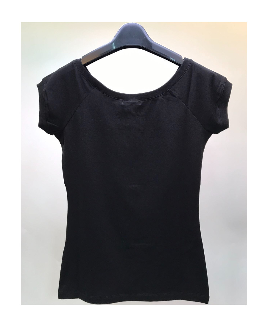 Shop Iceberg Printed T-shirt With Round Neck And Short Sleeves In Black