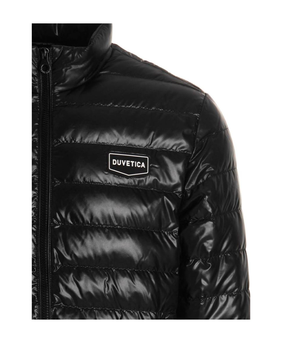 Duvetica Logo Down Jacket In Black