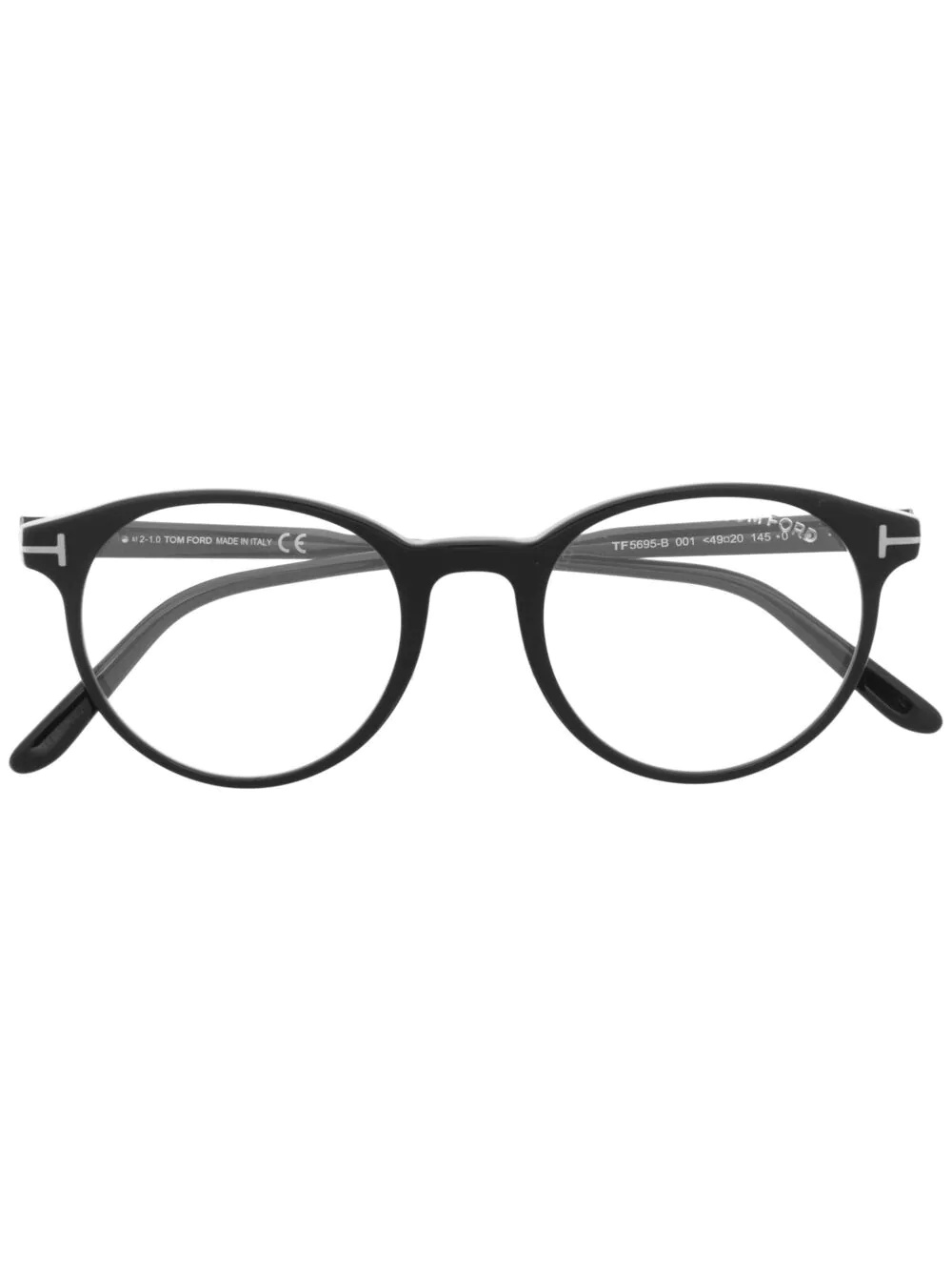 Tom Ford Ft5695-b Pantos-frame Glasses In Gray