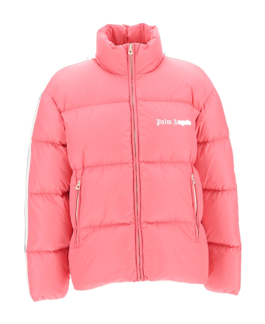 Palm Angels Logo-print Padded Jacket In Pink