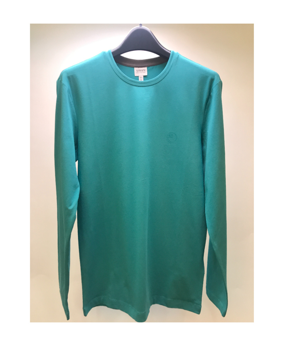 ARMANI COLLEZIONI LOGO LONG-SLEEVED T-SHIRT