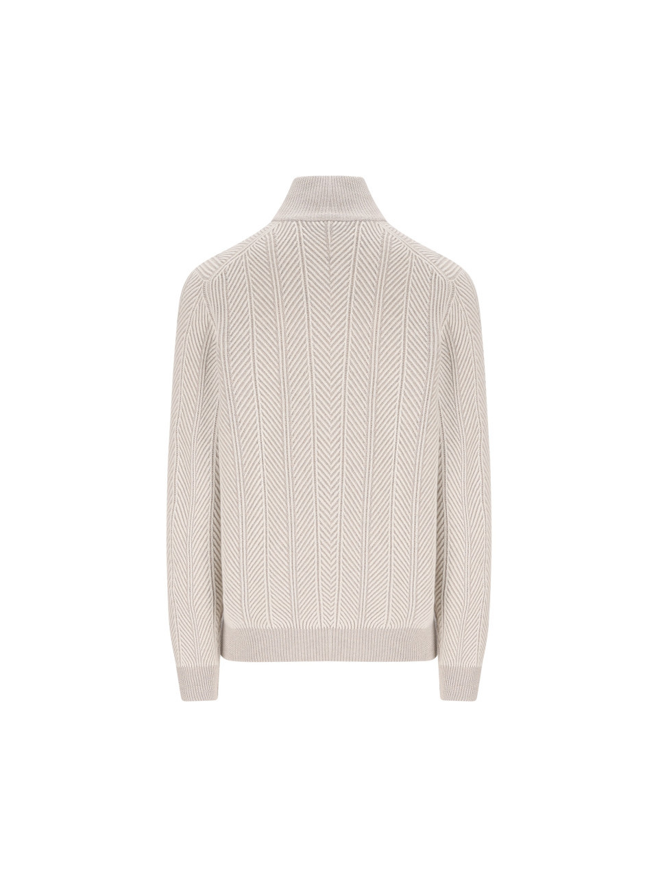 Brunello Cucinelli Long-sleeved Sweater In Nude