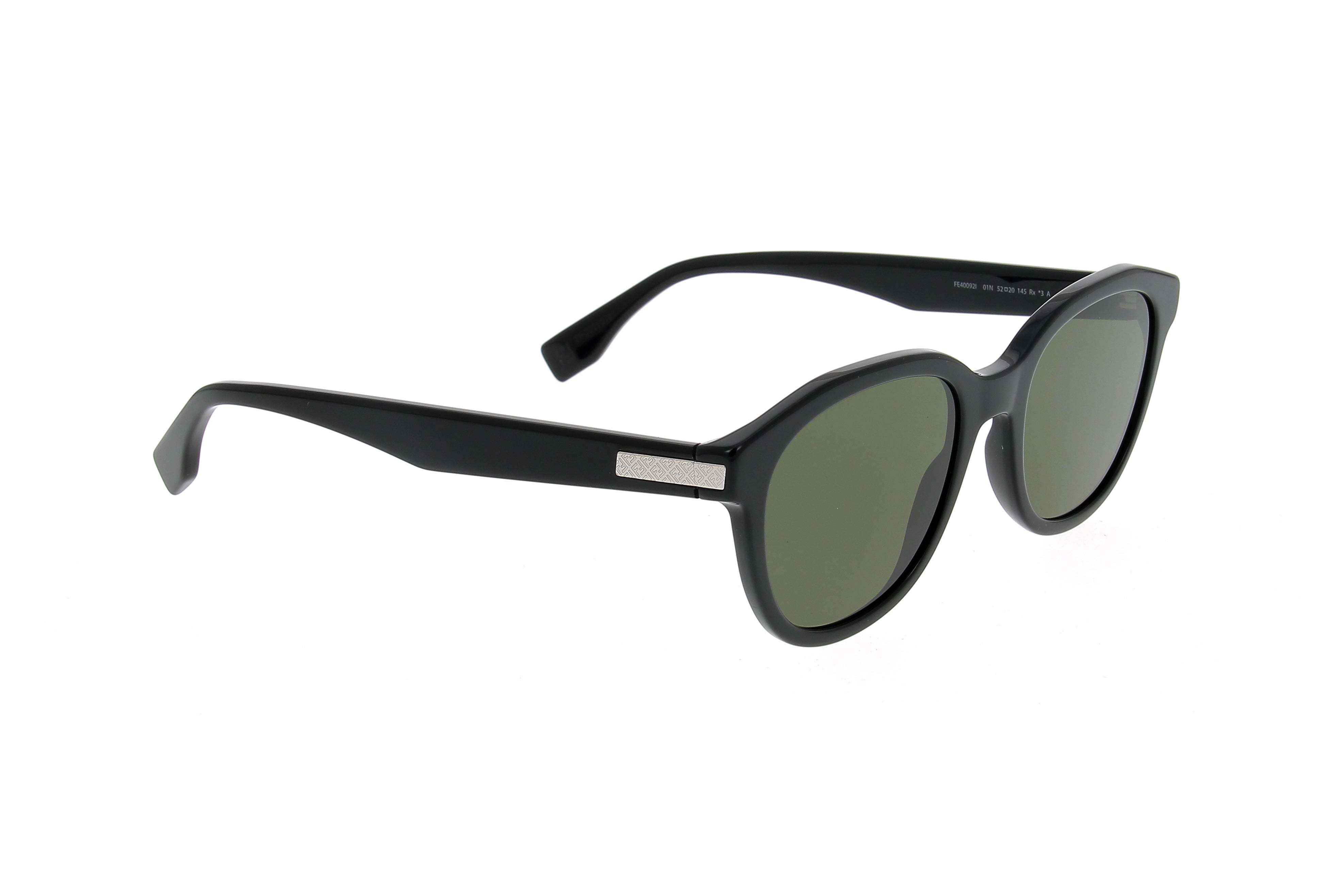 Fendi Geometric Frame Sunglasses In Green