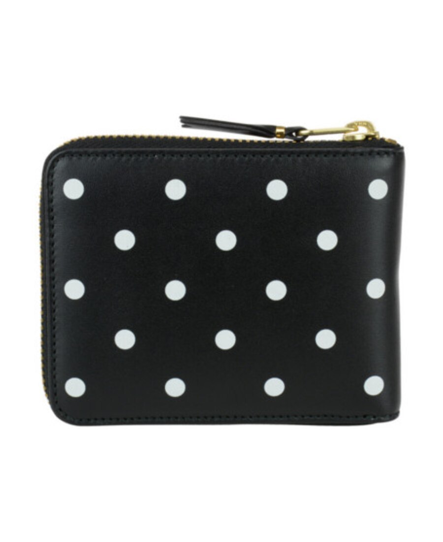 COMME DES GARÇONS POLKA DOT ZIP-AROUND WALLET 